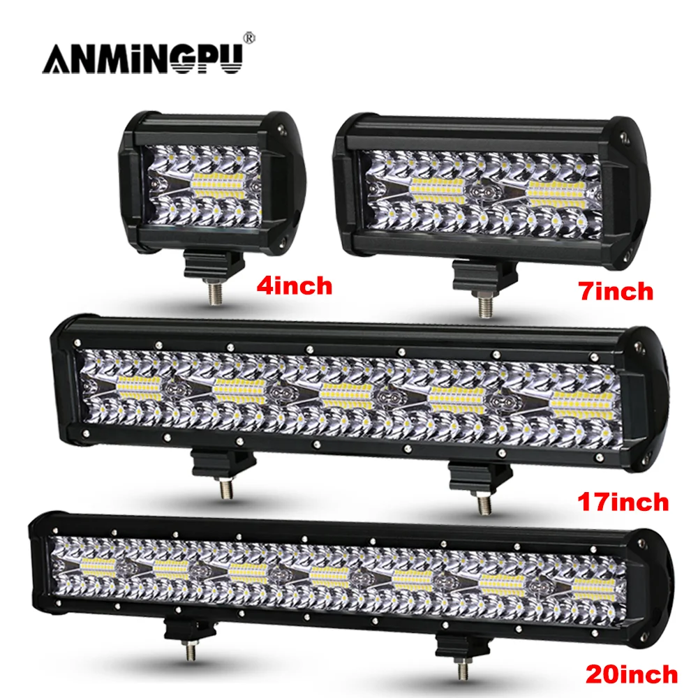 ANMINGPU-ε LED  4-20 ġ, 12V 24V ޺ LED Ʈ /۾ ڵ  Ʈ Suv 4x4 Atv LED Ʈ   Ʈ